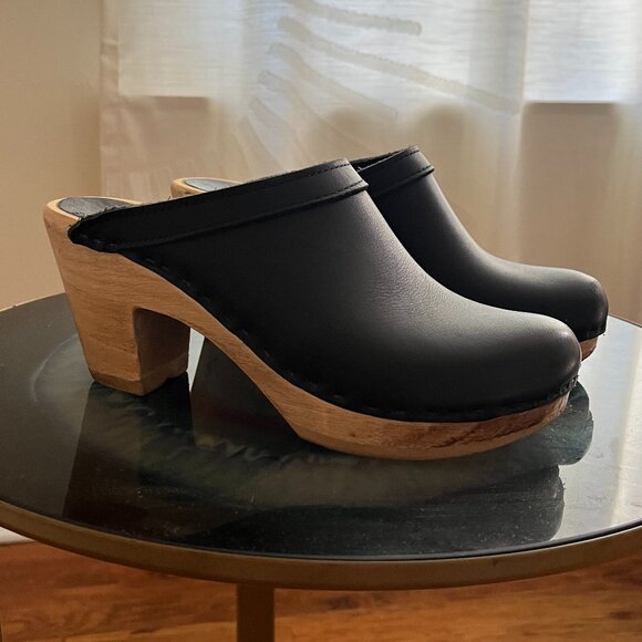 No. 6 Old School Clog Heels - Picture 1 of 9